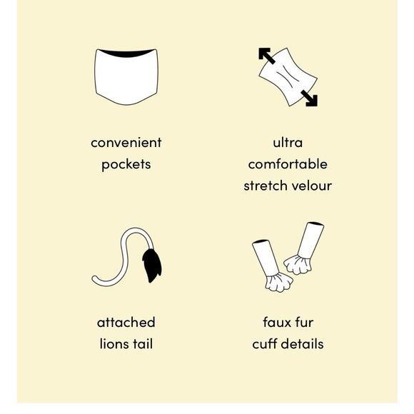 NWT Tipsy Elves Women’s Lion Costume - Picture 6 of 7